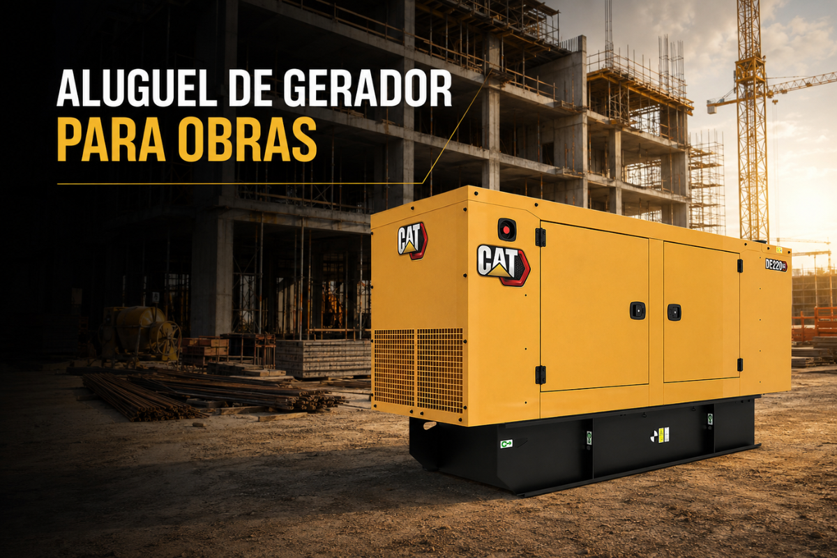 Aluguel de Gerador para Obras 