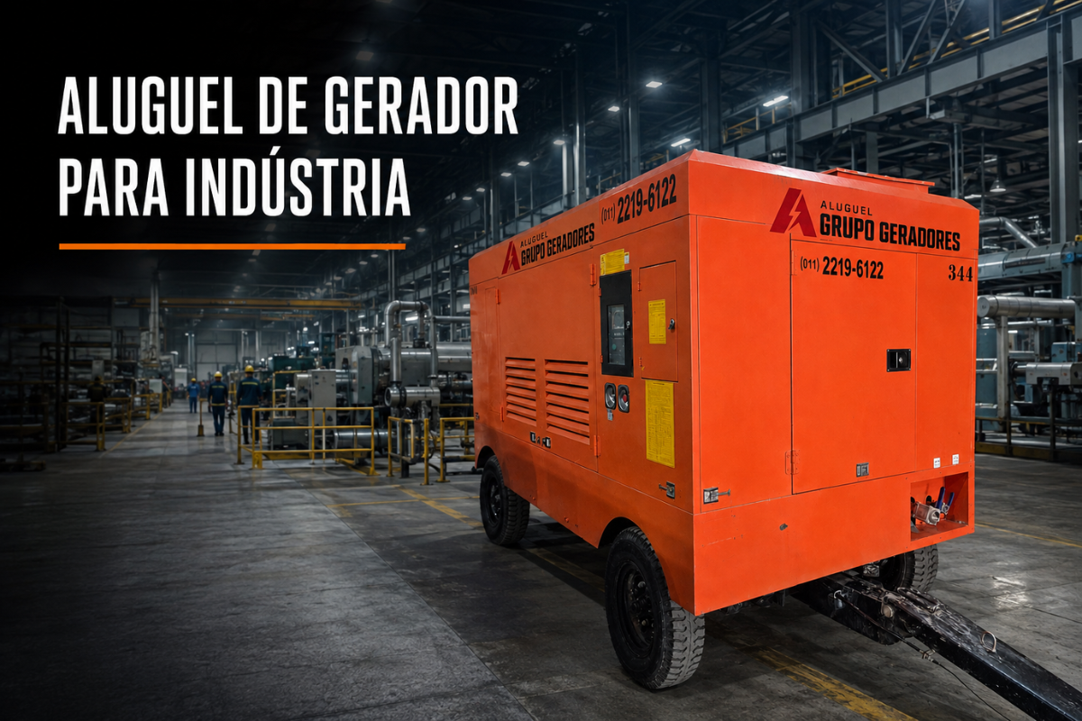 Aluguel de Geradores para Indústrias
