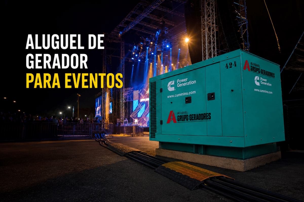Aluguel de Gerador para Eventos