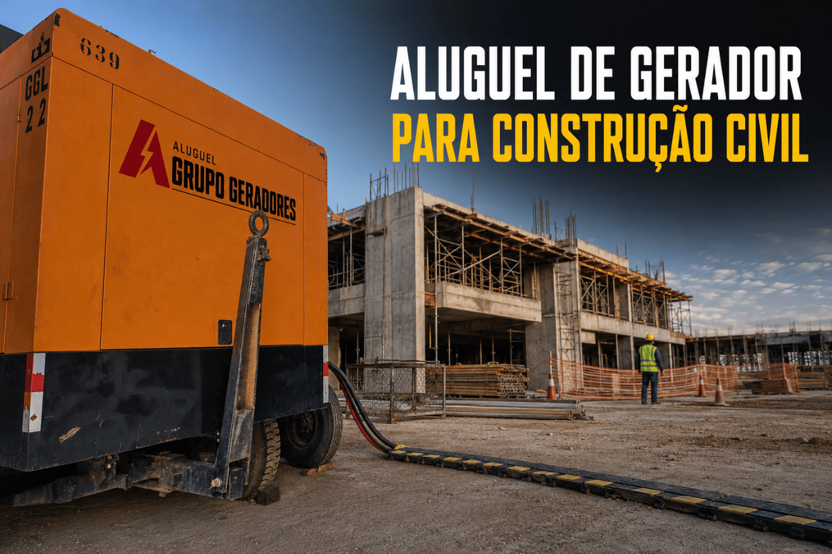 Aluguel de Gerador para Construção Civil | Argil