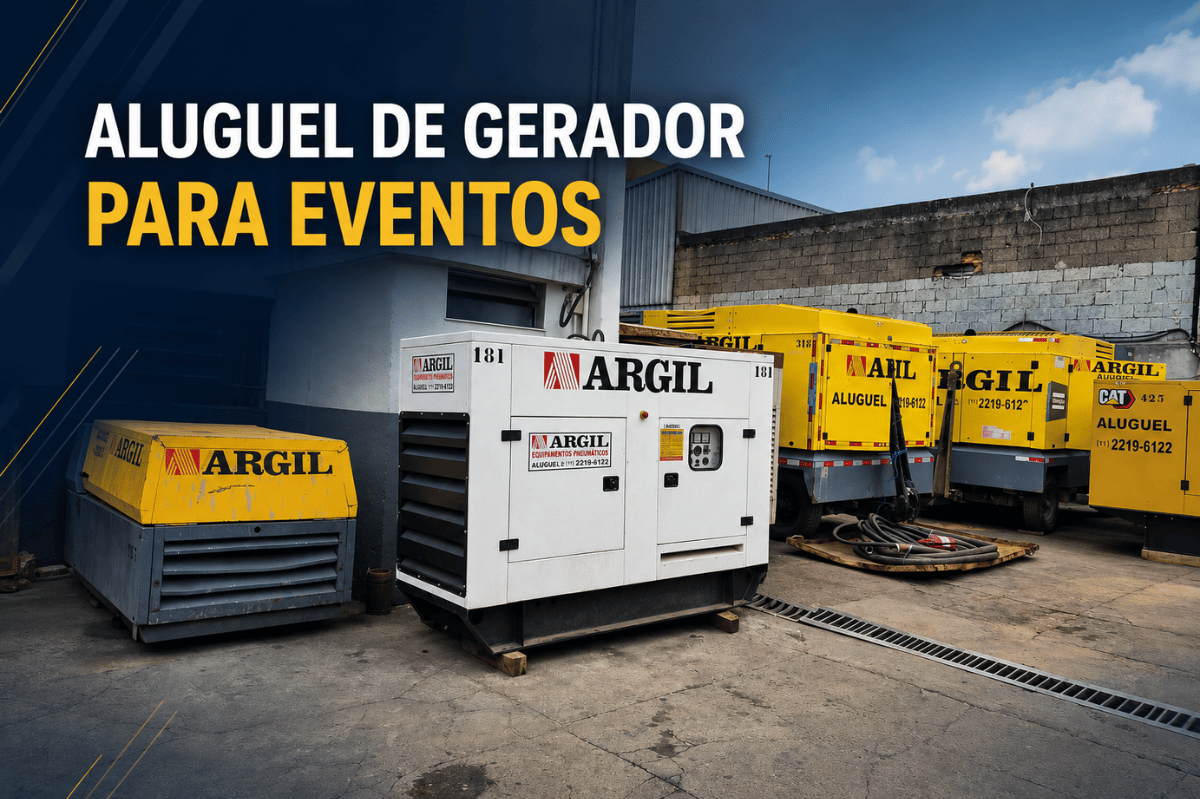 Aluguel de Gerador para Eventos | Argil Equipamentos