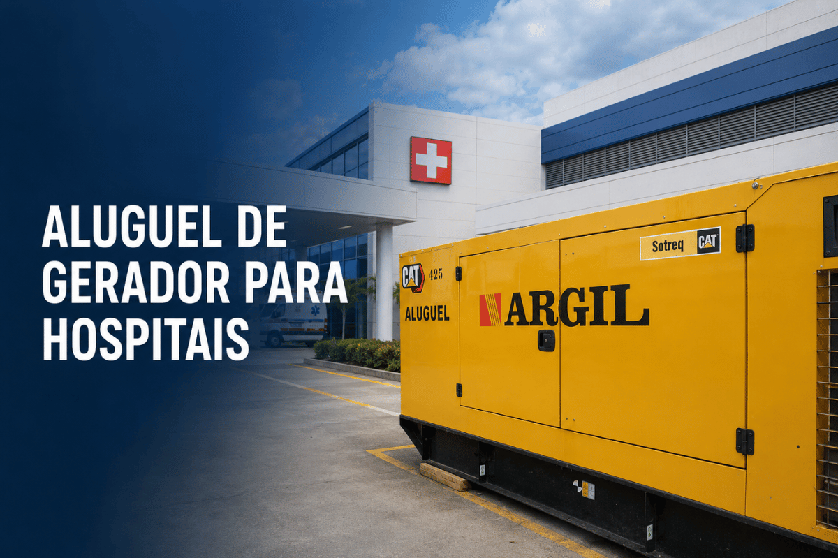 Aluguel de Gerador para Hospitais | Argil Equipamentos