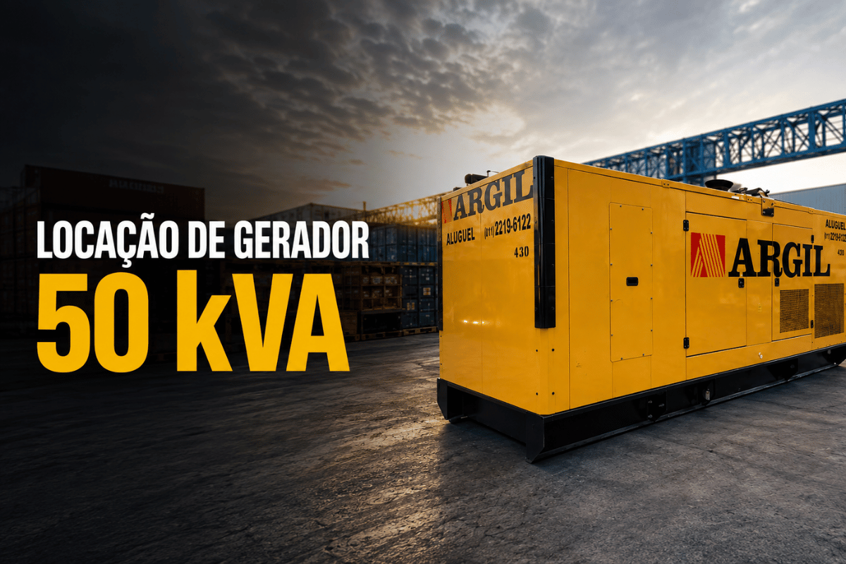  Locação de Gerador de 60 kVA