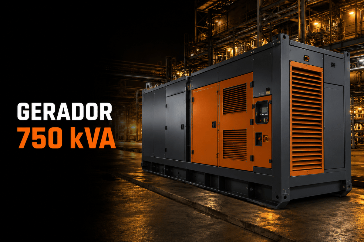 Locação de Gerador de 750 kVA