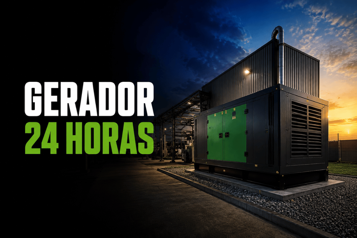 Aluguel de Gerador 24 Horas