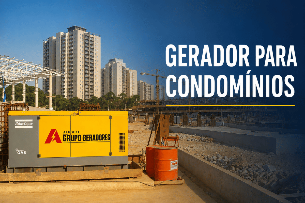 Aluguel de Gerador para Condomínios | Argil