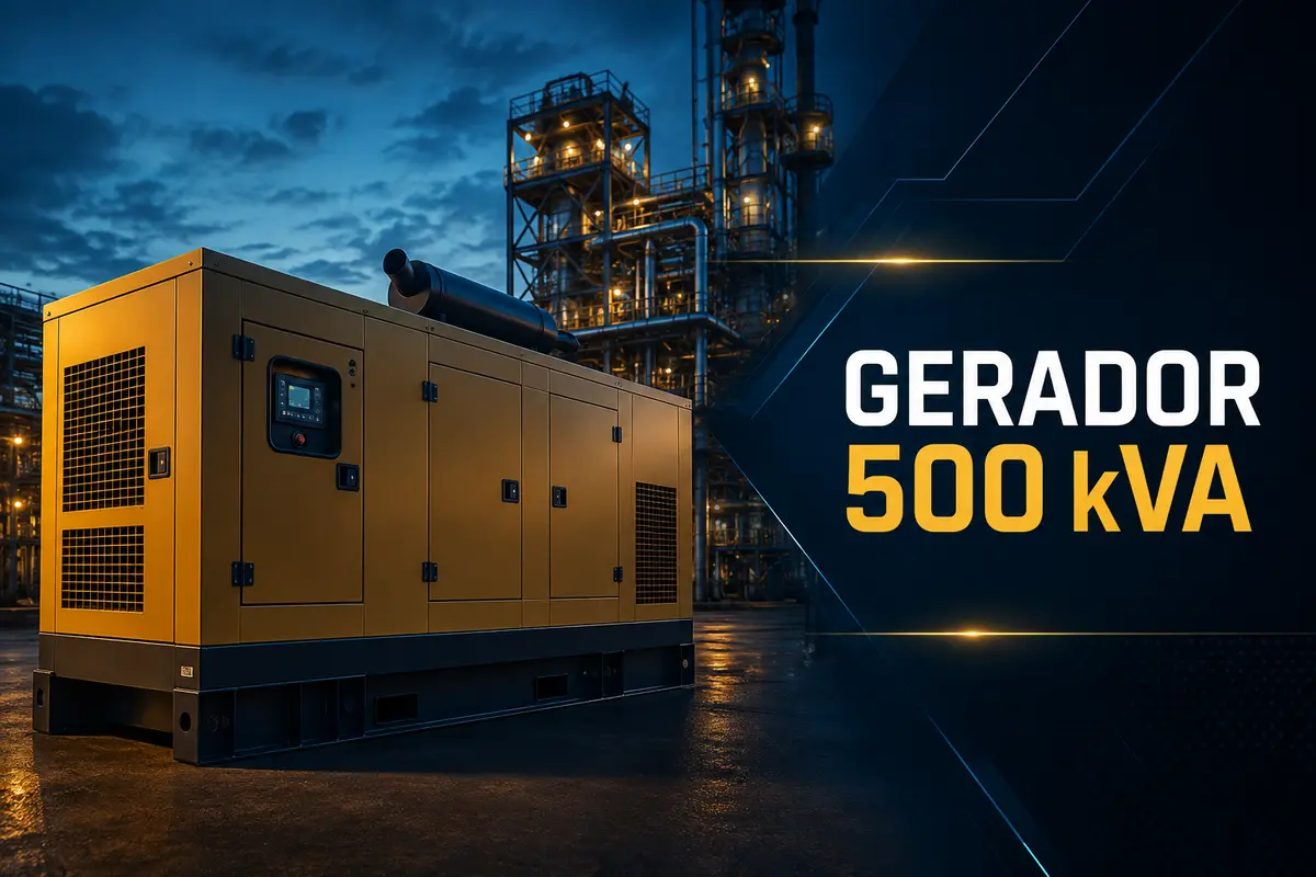Locação de Gerador de 500 kVA Industrial | Argil