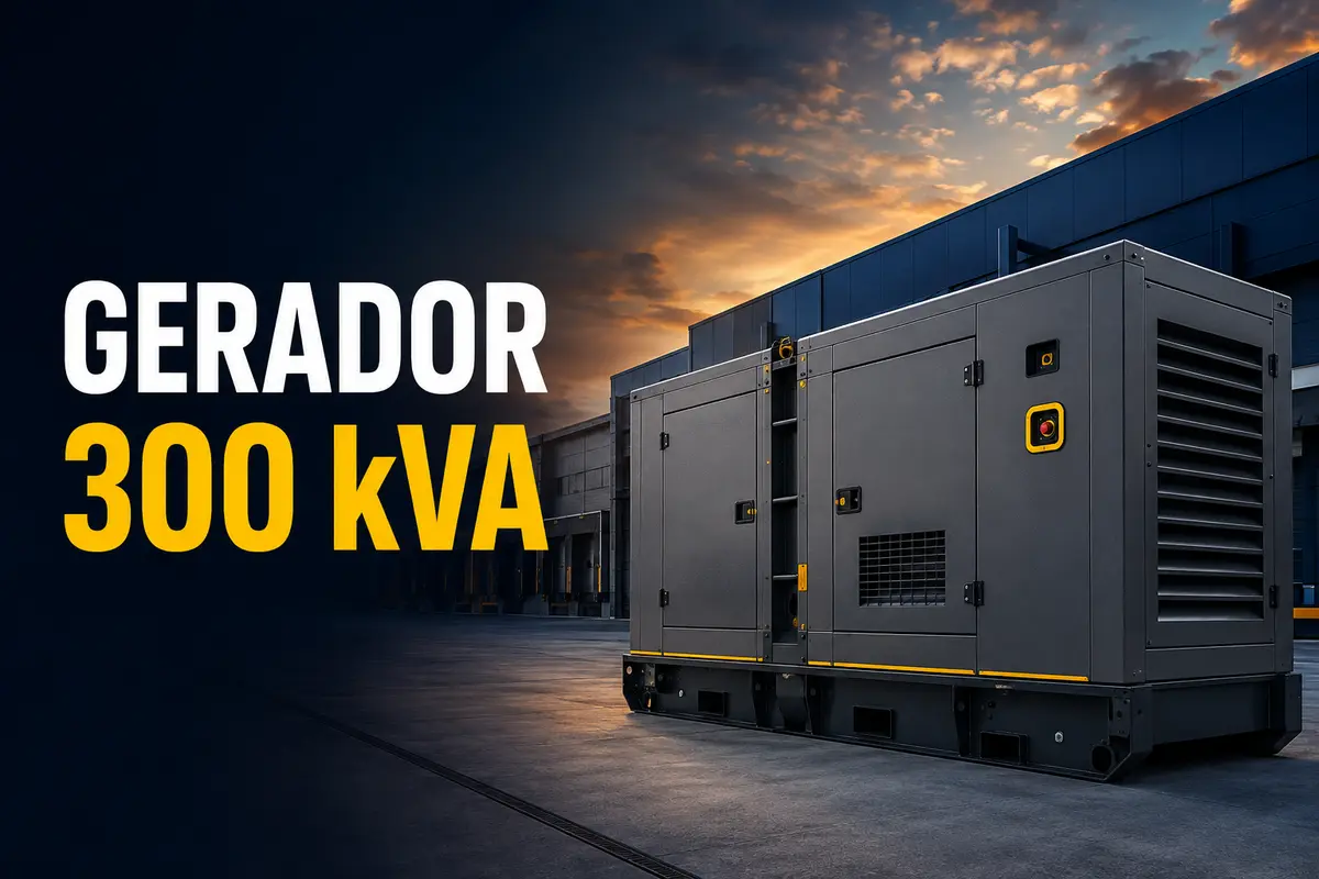 Locação de Gerador de 300 kVA Industrial | Argil