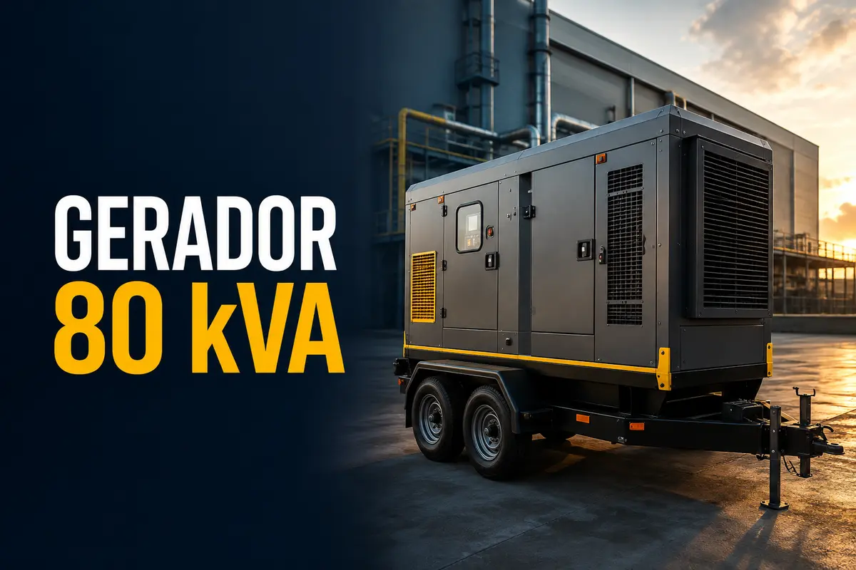  Locação de Gerador de 80 kVA | Solicite um Orçamento