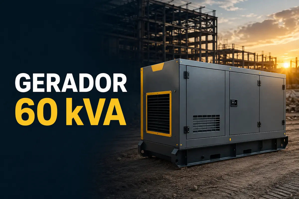 Locação de Gerador de 60 kVA | Consulte a Argil