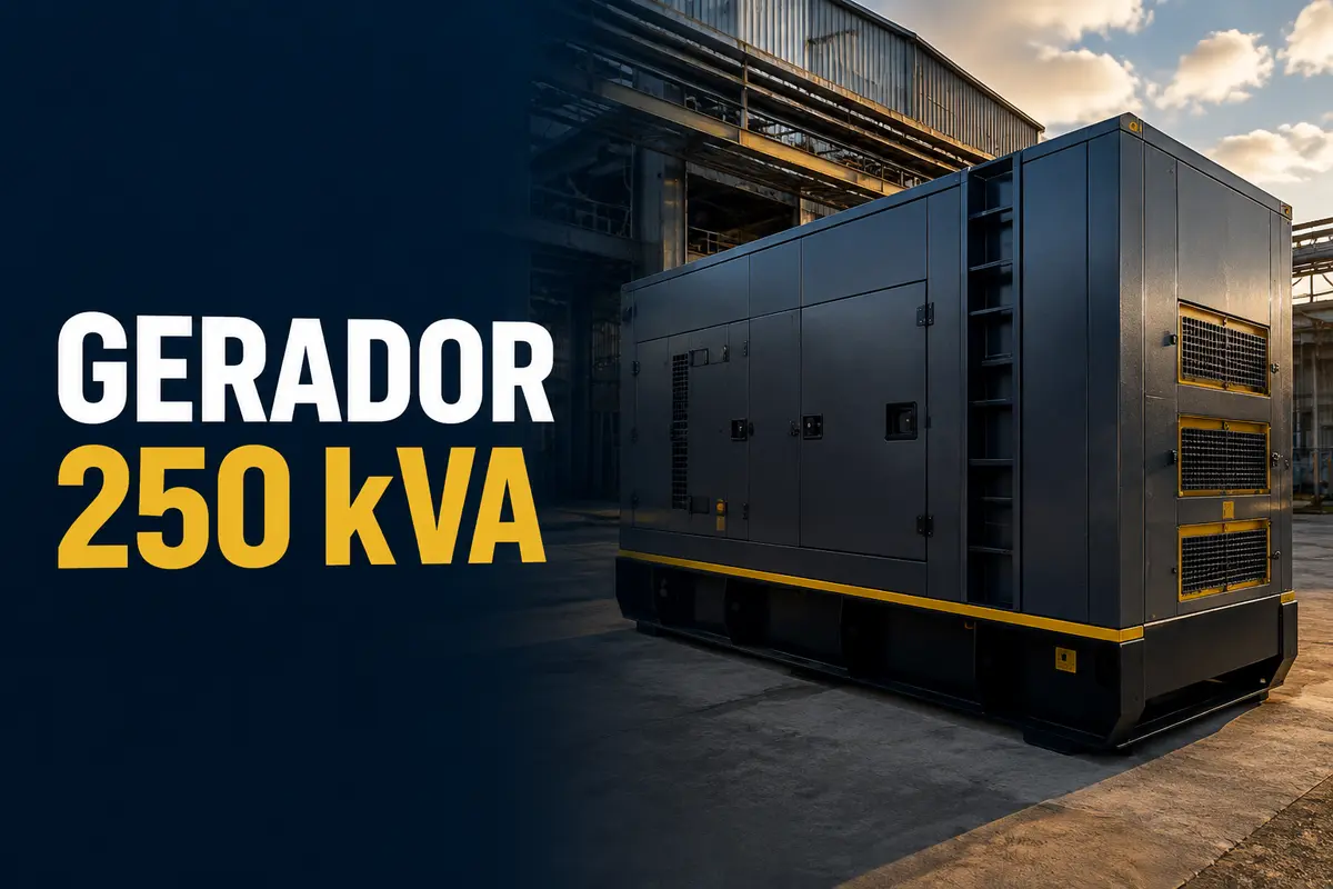 Locação de Gerador de 250 kVA | Consulte a Argil