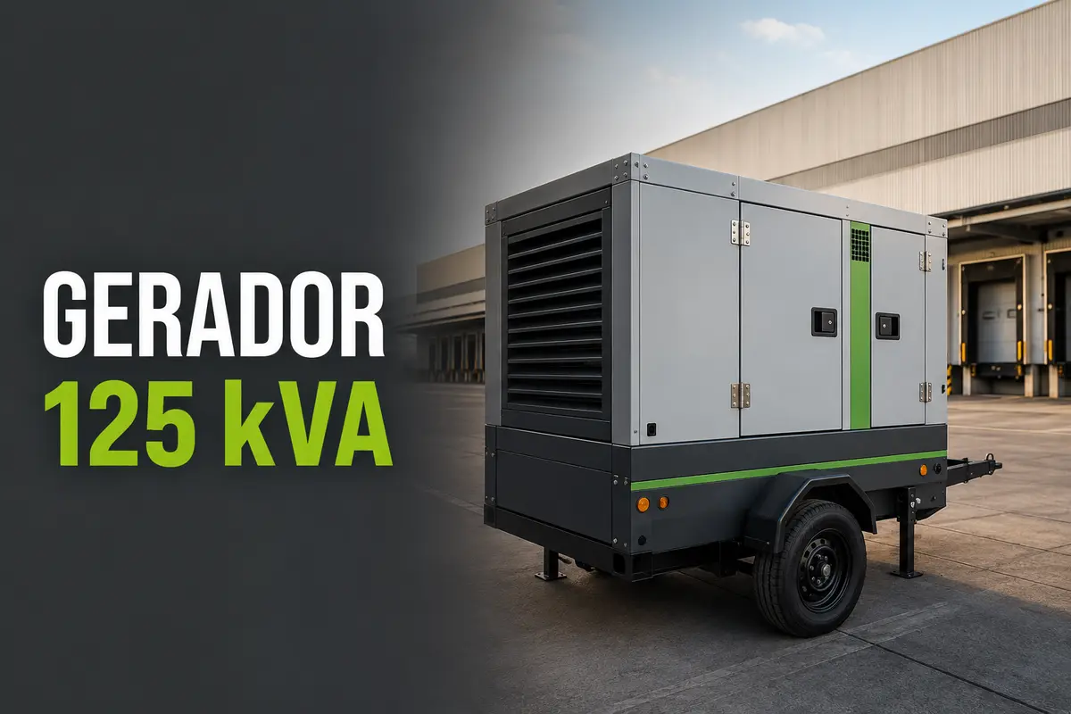 Locação de Gerador de 125 kVA | Consulte a Argil