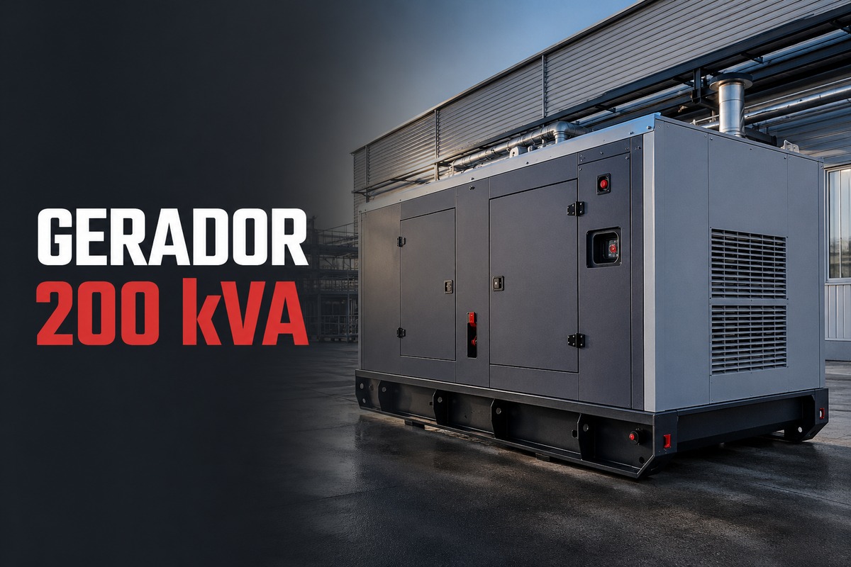  Locação de Gerador de 200 kVA | Consulte a Argil
