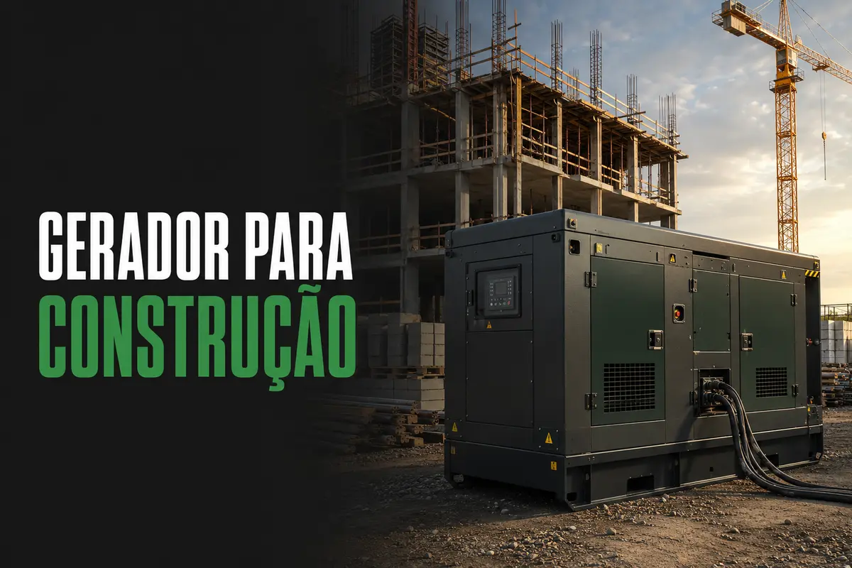 Aluguel de Gerador para Construção Civil