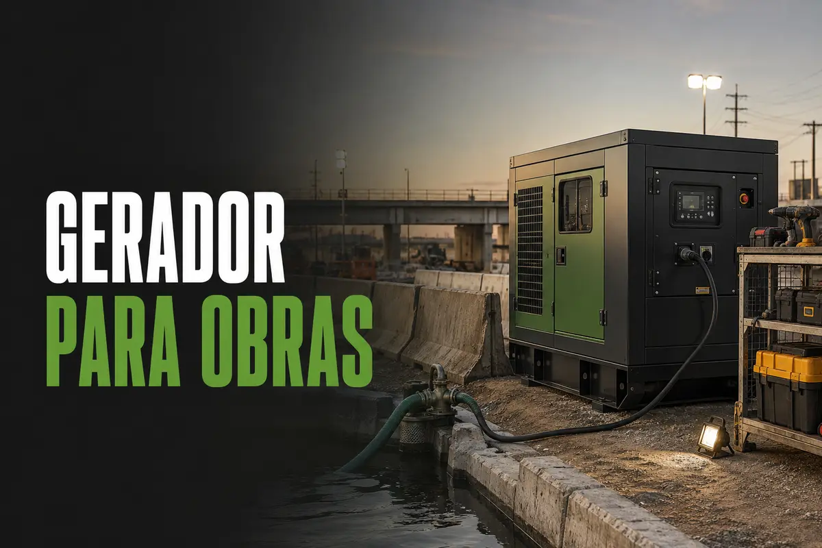 Locação de Gerador para Obras e Canteiros