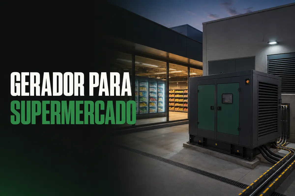Aluguel de Gerador para Supermercado